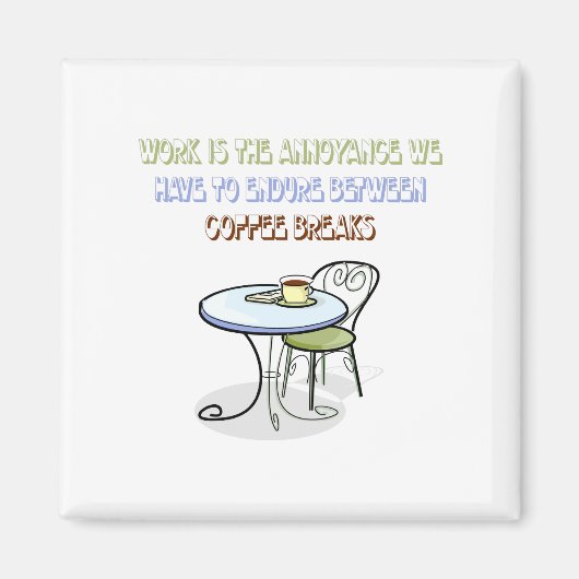 Aimant de pause café (Devant)