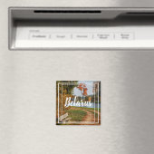 Aimant de paysage du canal d'Augustow Biélorussie (In Situ (Lave-vaisselle))