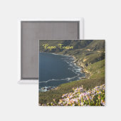 Aimant de paysage du Cap-Town (Recto/Verso)