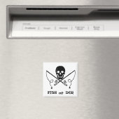 Aimant de pêche au Jolly roger pirate (In Situ (Lave-vaisselle))