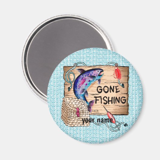 Aimant de pêche passé (Recto/Verso)