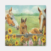 Aimant de peinture de cheval (Devant)