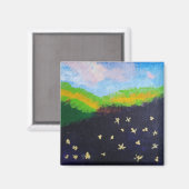 aimant de peinture de paysage sombre par jamie (Recto/Verso)