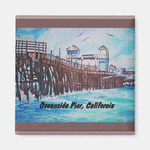 Aimant de peinture de pilier d'Oceanside