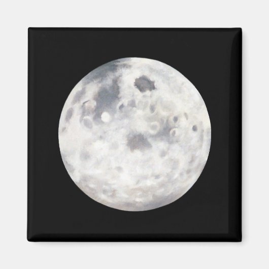Aimant de peinture de Pleine lune (Devant)