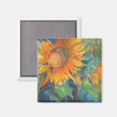Aimant de peinture de tournesol (Recto/Verso)
