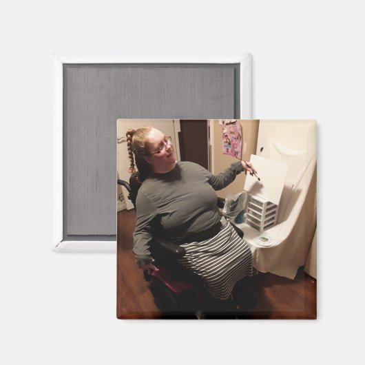 Aimant de peinture Jamie (Recto/Verso)