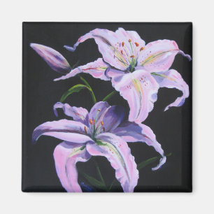 Aimant de peinture Lilies