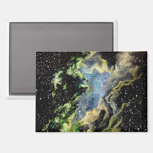 Aimant de peinture nébuleuse (Recto/Verso)