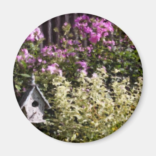 Aimant de peinture Pastel Jardin Fleur (Devant)