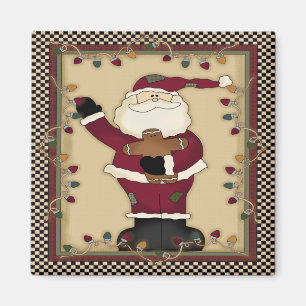 Aimant de Père Noël de Noël