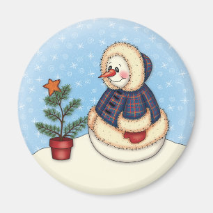 Aimant de "peu de Snowgirl"