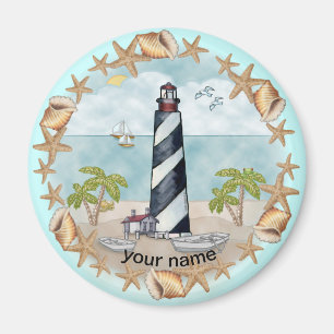 aimant de phare de coquillages de Floride