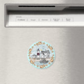 Aimant de phare de coquilles du Connecticut (In Situ (Lave-vaisselle))