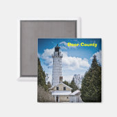 Aimant de phare du comté de Door (Recto/Verso)
