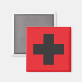 Aimant de pictogramme, croix (Recto/Verso)