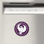 Aimant de pied de travers (blanc/violet foncé) (In Situ (Lave-vaisselle))