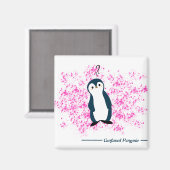 Aimant de pingouin confus (Recto/Verso)