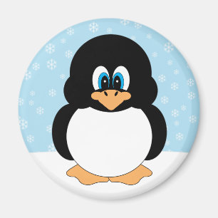 Aimant de pingouin de flocon de neige