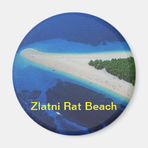 Aimant de plage de Zlatni Rat