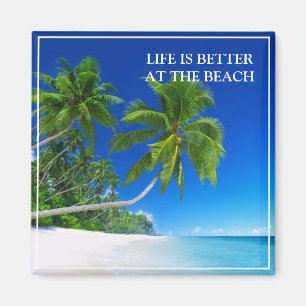 Aimant de plage tropical