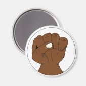 Aimant de pointe de puissance noire (Recto/Verso)