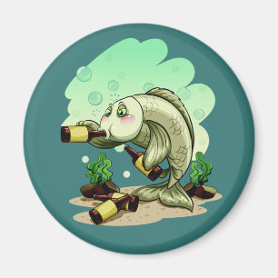 Aimant de poisson à boire