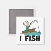 Aimant de poisson garçon I (Recto/Verso)