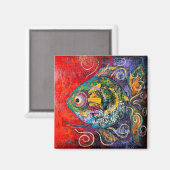 aimant de poisson tropical (Recto/Verso)
