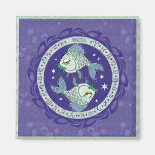Aimant de Poissons de signe de Sun
