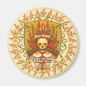 Aimant de pompier du Bouclier crânien (Devant)