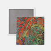 aimant de porte à tambour (peinture) (Recto/Verso)