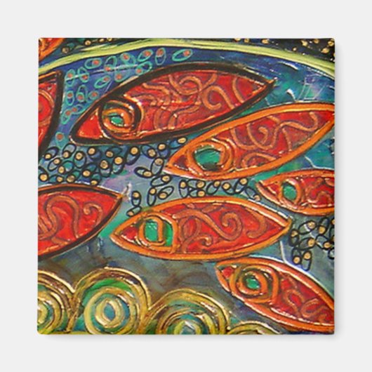 aimant de porte à tambour (peinture) 3 (Devant)