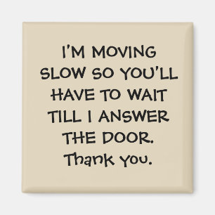 AIMANT DE PORTE EN MÉTAL" ATTENTE LENTE "MOBILE 