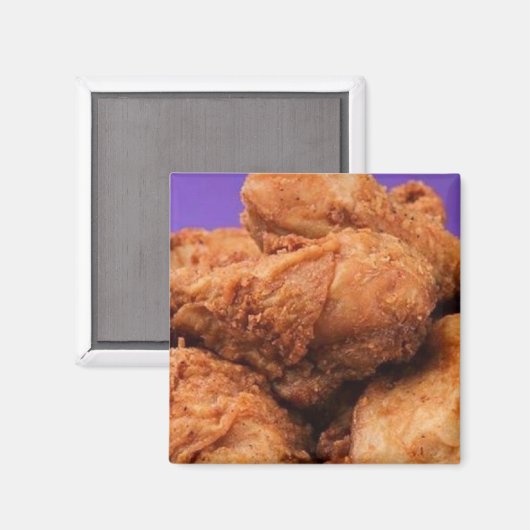 Aimant de poulet frit (Recto/Verso)