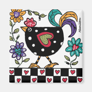 aimant de poulet noir