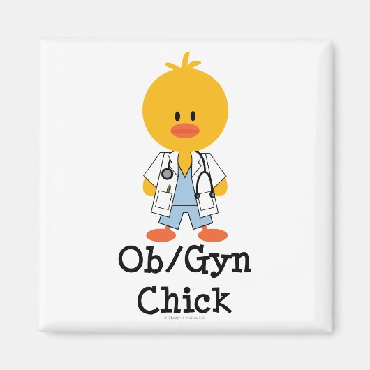 Aimant de poussette OB/GYN (Devant)