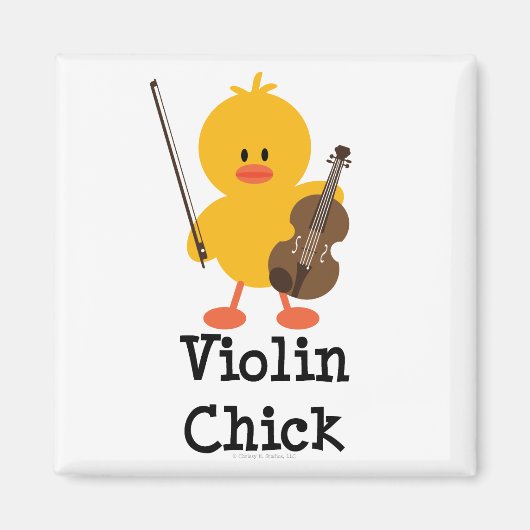 Aimant de poussin de violon (Devant)