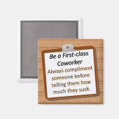 Aimant de première classe (Recto/Verso)