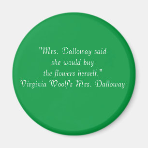 Aimant de première ligne Mme Dalloway