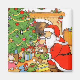 Aimant de présents de Père Noël