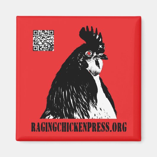 Aimant de presse de poulet en rage (Devant)