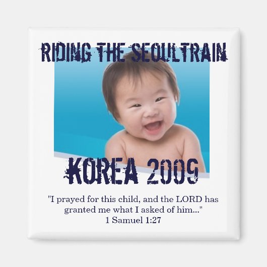 Aimant de prière d'adoption (Devant)