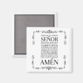 Aimant de prière espagnol (Recto/Verso)