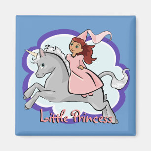 Aimant de princesse et de licorne