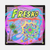 Aimant de progrès réel Fresno (Devant)