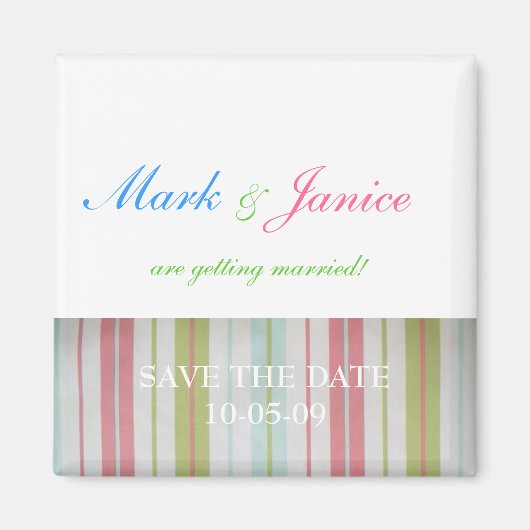 Aimant de rappel de mariage (Devant)