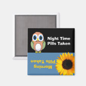 Aimant de rappel de médicaments pour les choux et (Recto/Verso)