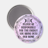 Aimant de rappel d'énergie positif (Recto/Verso)