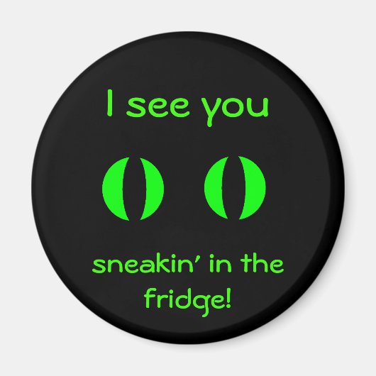 Aimant de rappel diététique gothique (Devant)